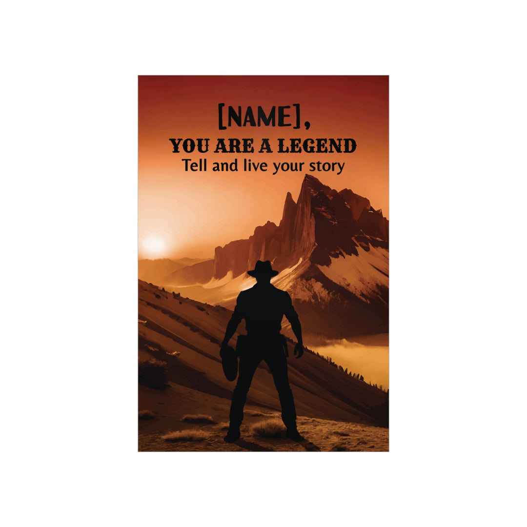 You are a legend personalized poster