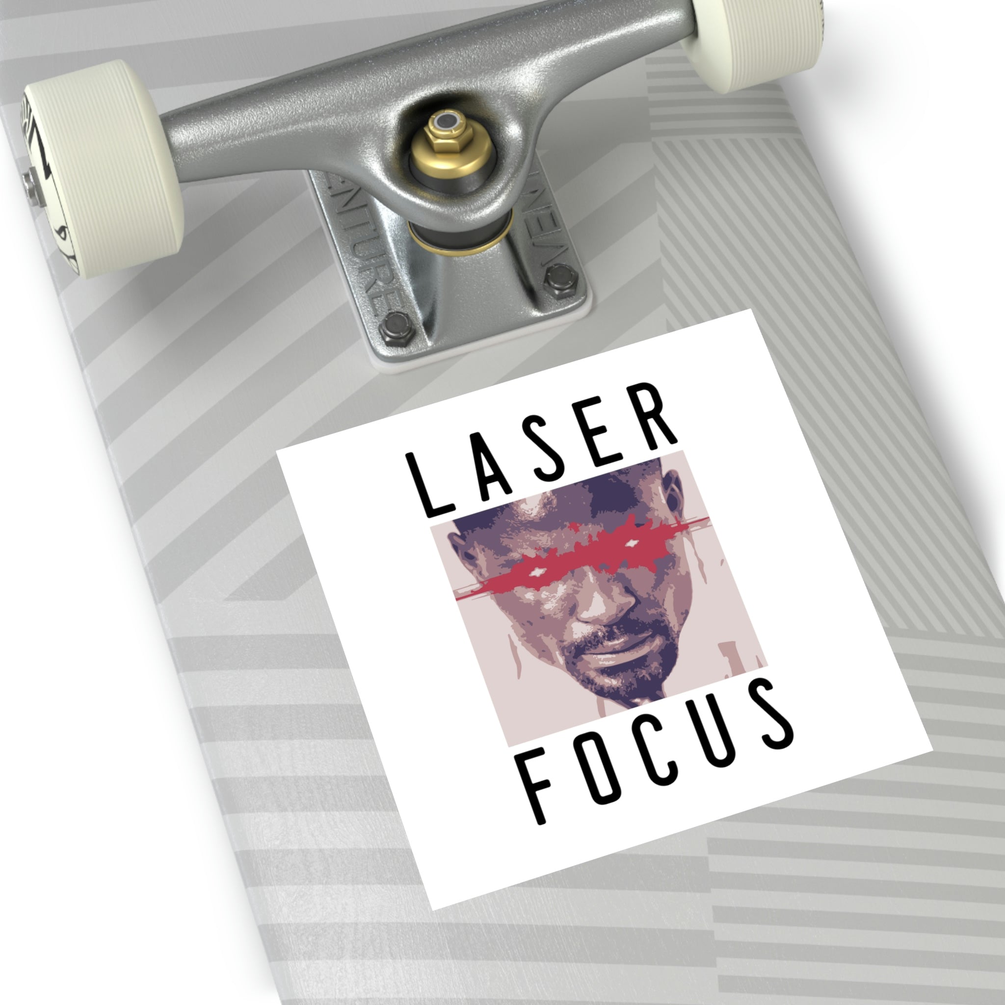 The power of focus quotes | Shop Laser focus sticker #size_5x5-inches