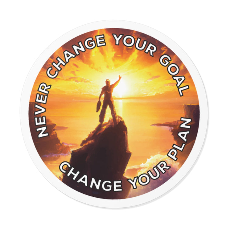 Never change your goal sticker #size_2x2-inches