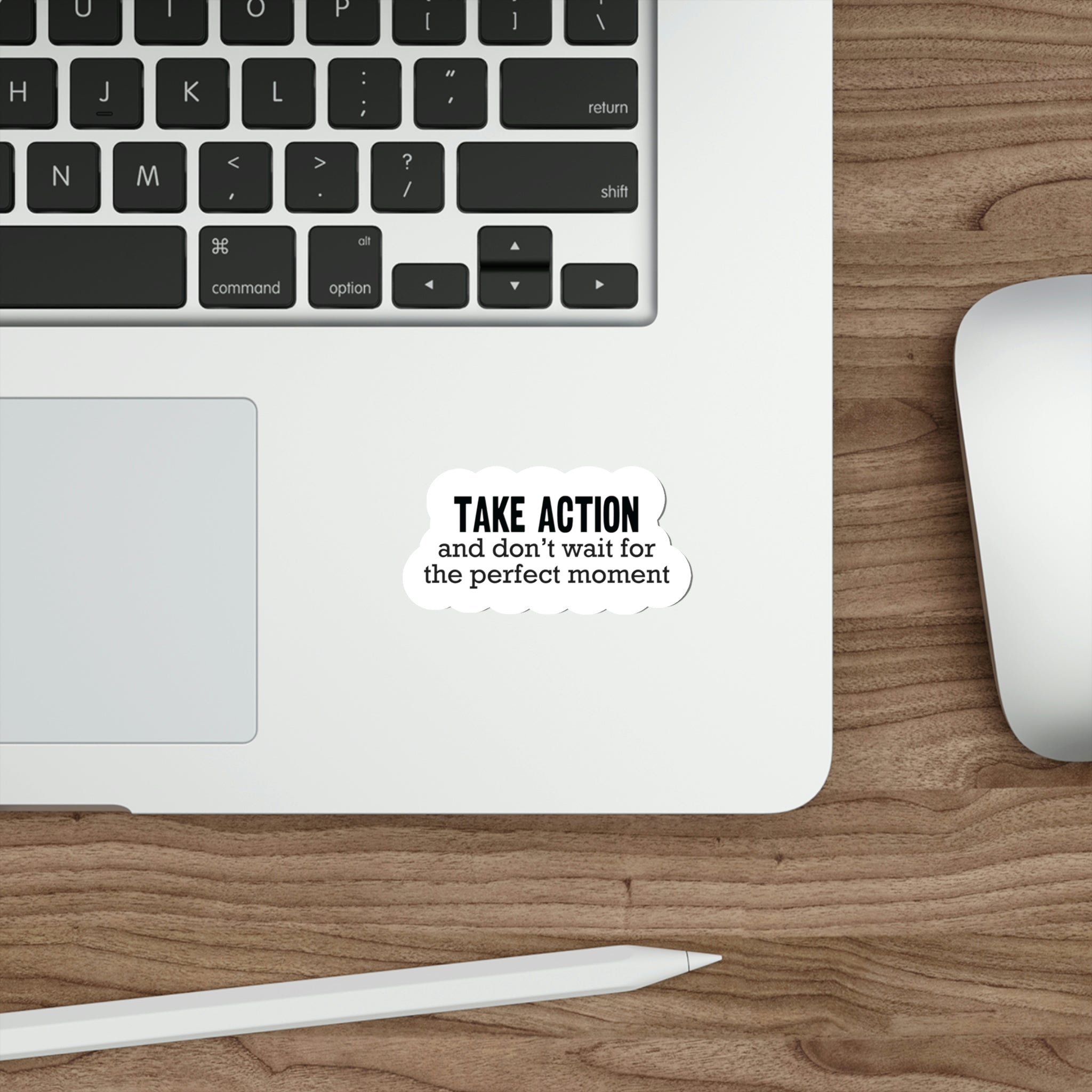 Inspiring Sticker to Remind You of the Power of Taking Action | Shop #size_3x3-inches